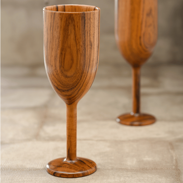 WOODEN WINE GLASS