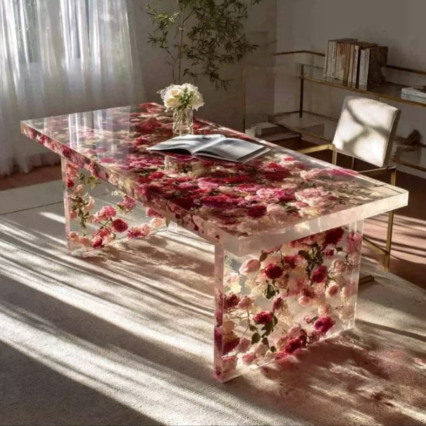 EPOXY RESIN  OFFICE TABLE